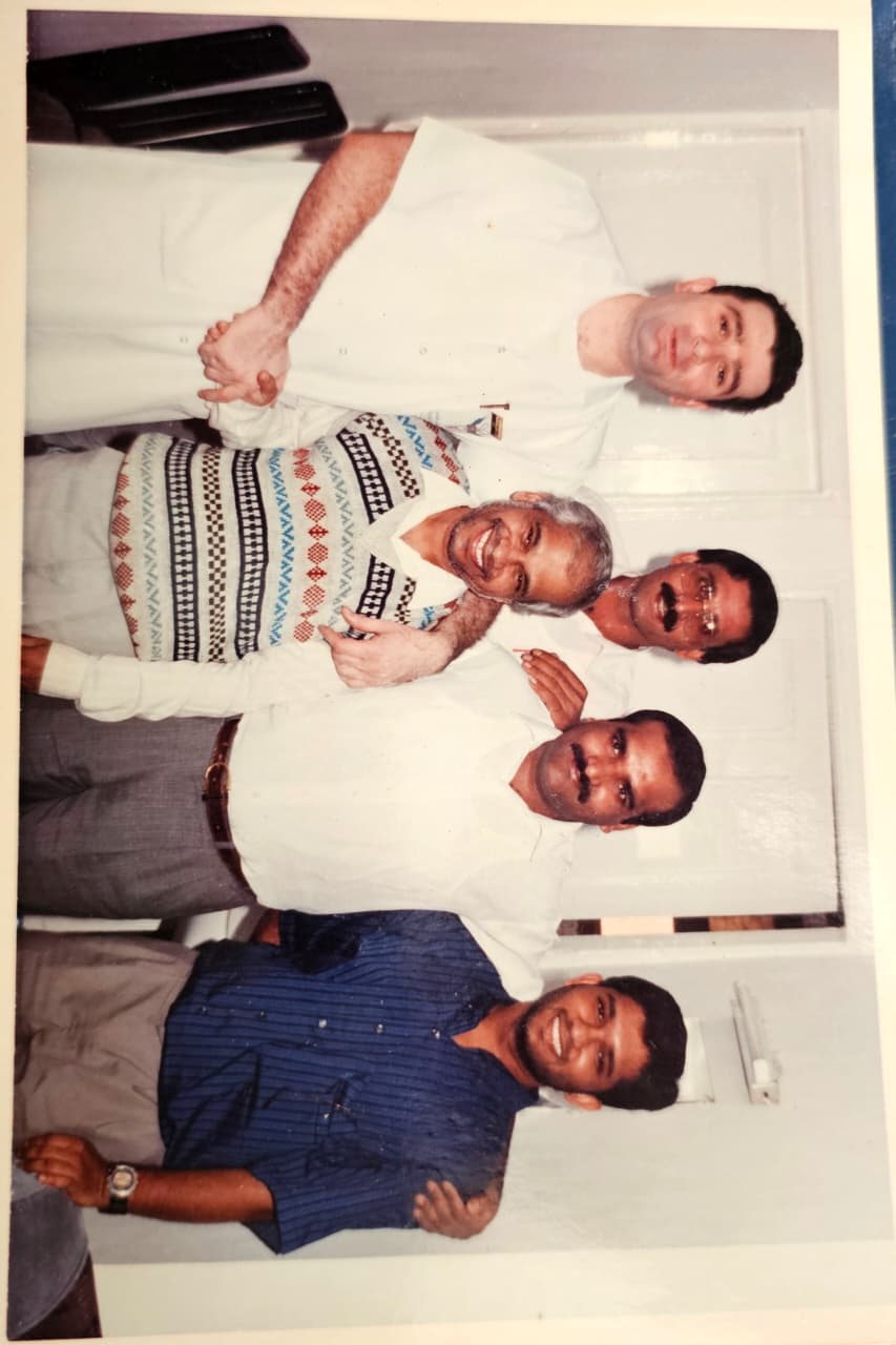 Mr. O.G. Gunarathna with Team